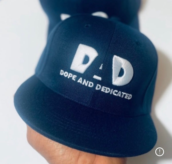 The Logo Snapback Hat Navy Blue