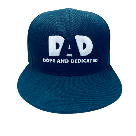 The Logo Snapback Hat Blk/Wht - Dope And Dedicated