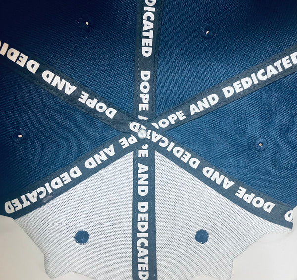 The Logo Snapback Hat Navy Blue - Dope And Dedicated