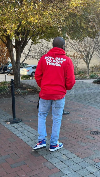 Dope Dads Do Dope Things Hoodie - Red