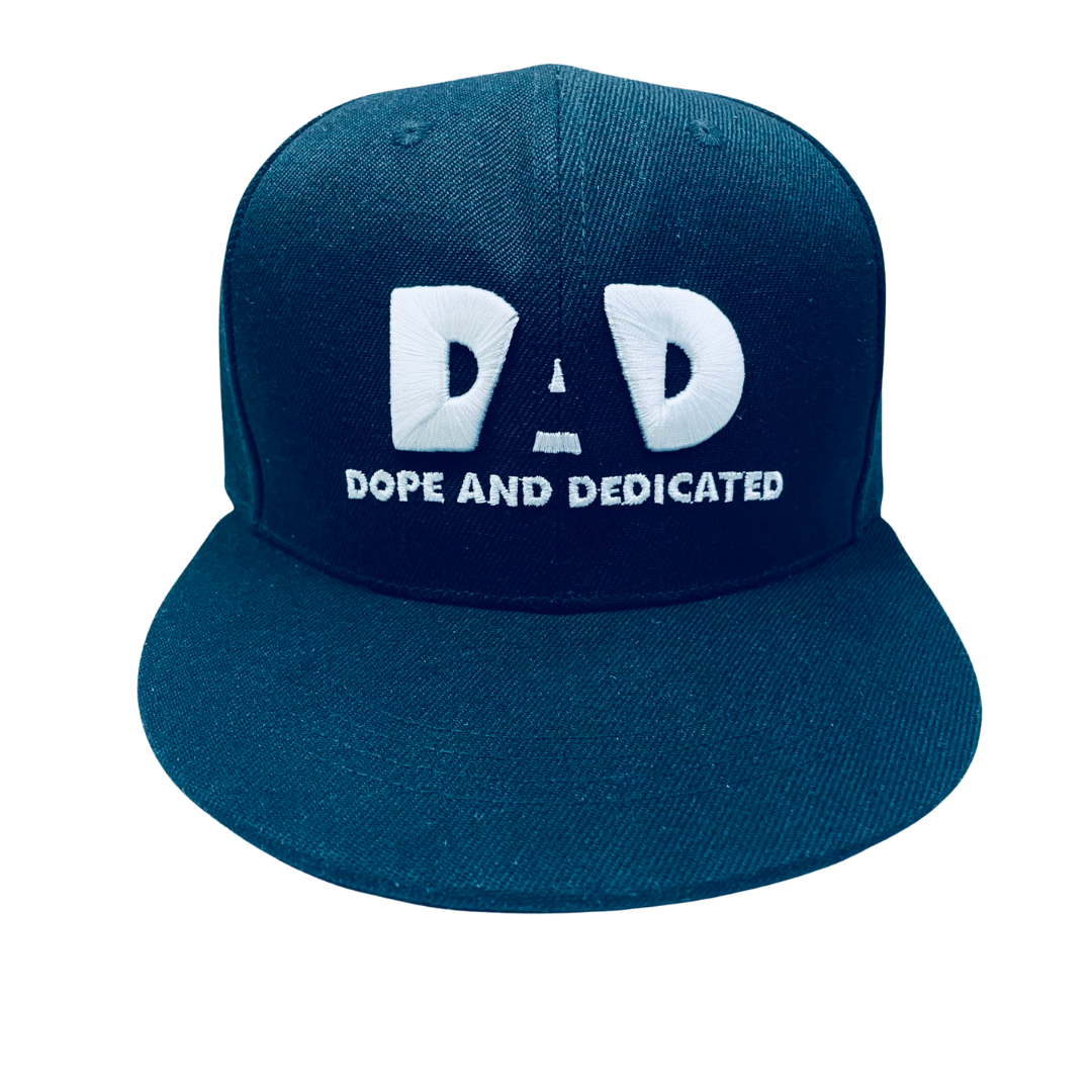 The Logo Snapback Hat Blk/Wht - Dope And Dedicated