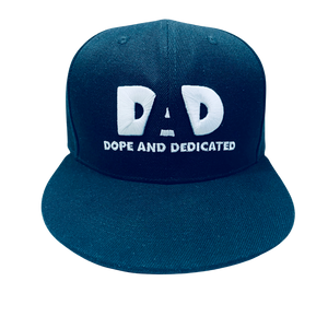 The Logo Snapback Hat Blk/Wht - Dope And Dedicated