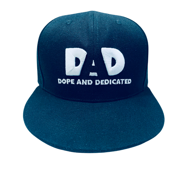 The Logo Snapback Hat Blk/Wht - Dope And Dedicated