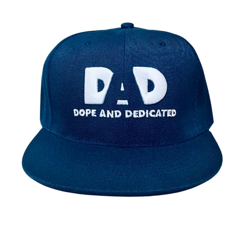 The Logo Snapback Hat Navy Blue - Dope And Dedicated