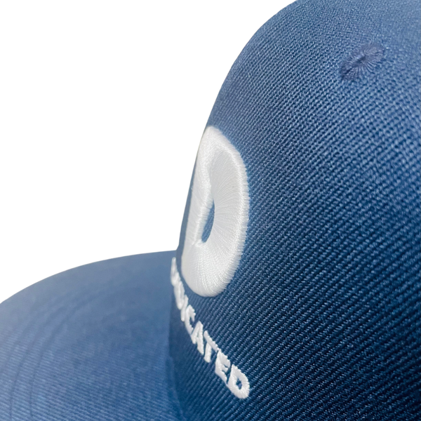 The Logo Snapback Hat Navy Blue - Dope And Dedicated