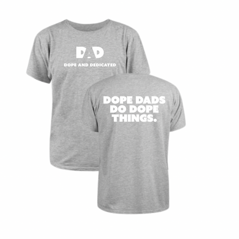 Dope Dads Do Dope Things Short Sleeved Shirt - Sport Gray