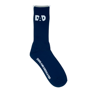 Dope Dad Socks - Black/White - Dope And Dedicated